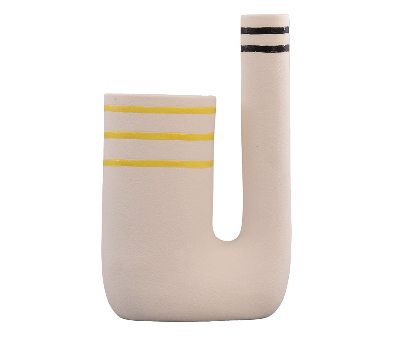 Vaso Stripe Br Amarelo image number 0