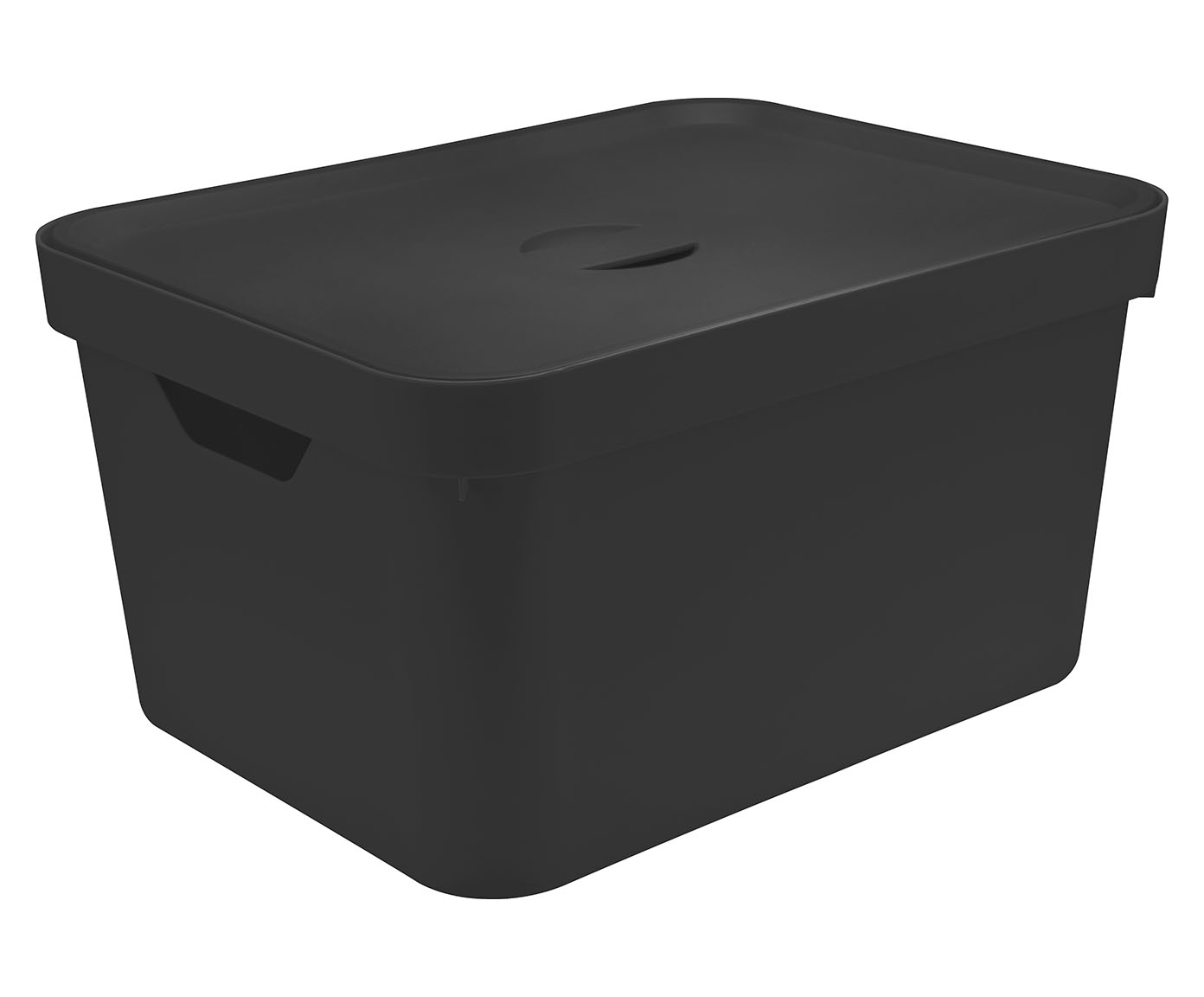 Caixa Organizadora Cube com Tampa Preto - image 0