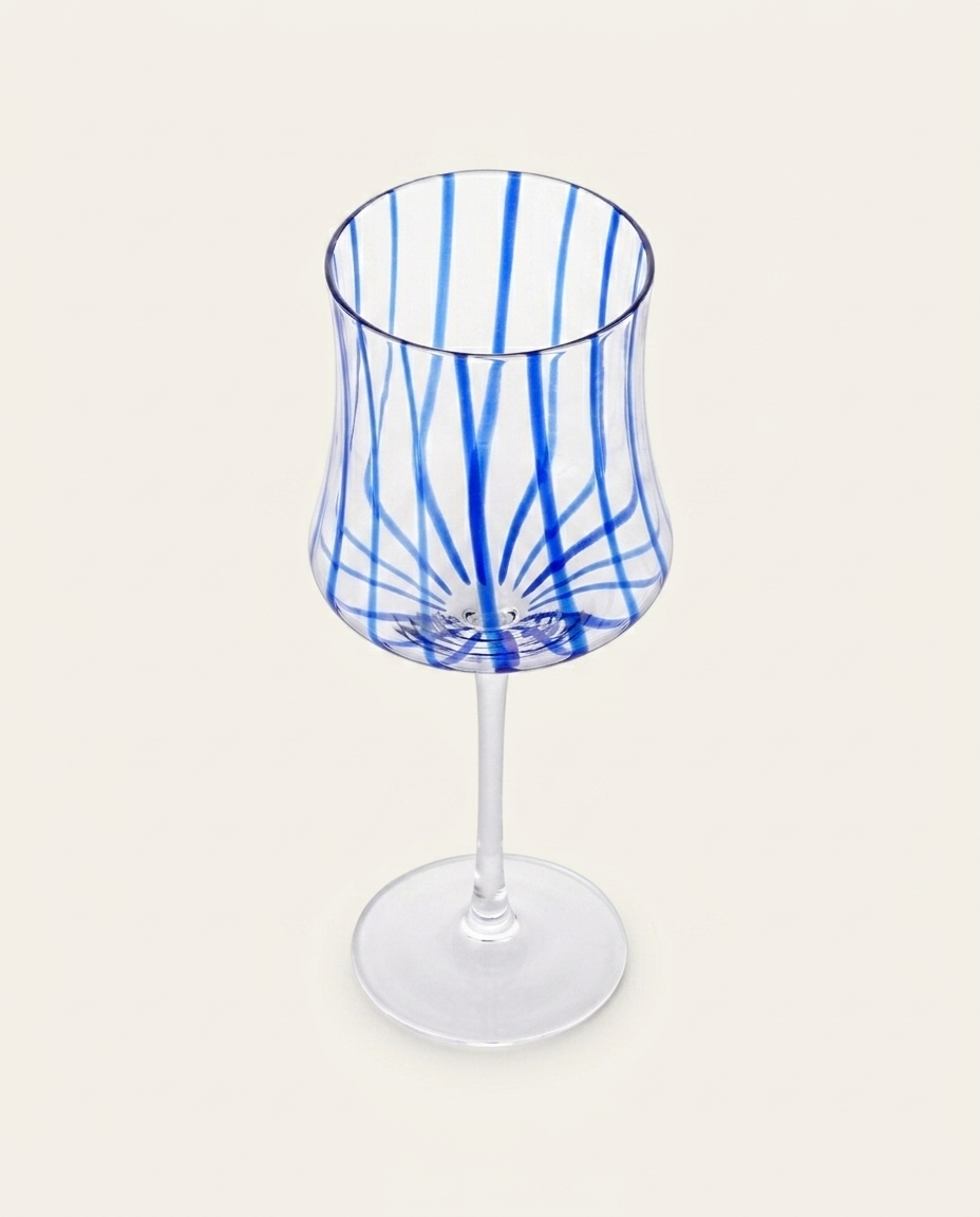 Ta&ccedil;a para Vinho Majestic Azul image number 6