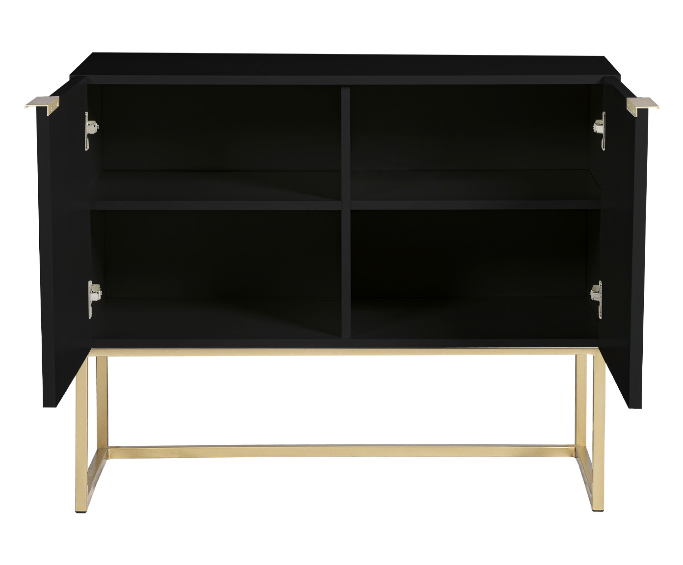 Buffet Ondulado 2 Portas Preto image number 4
