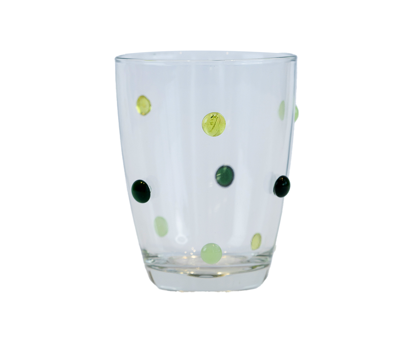 Copo de Vidro Gemas Mix Verde image number 0