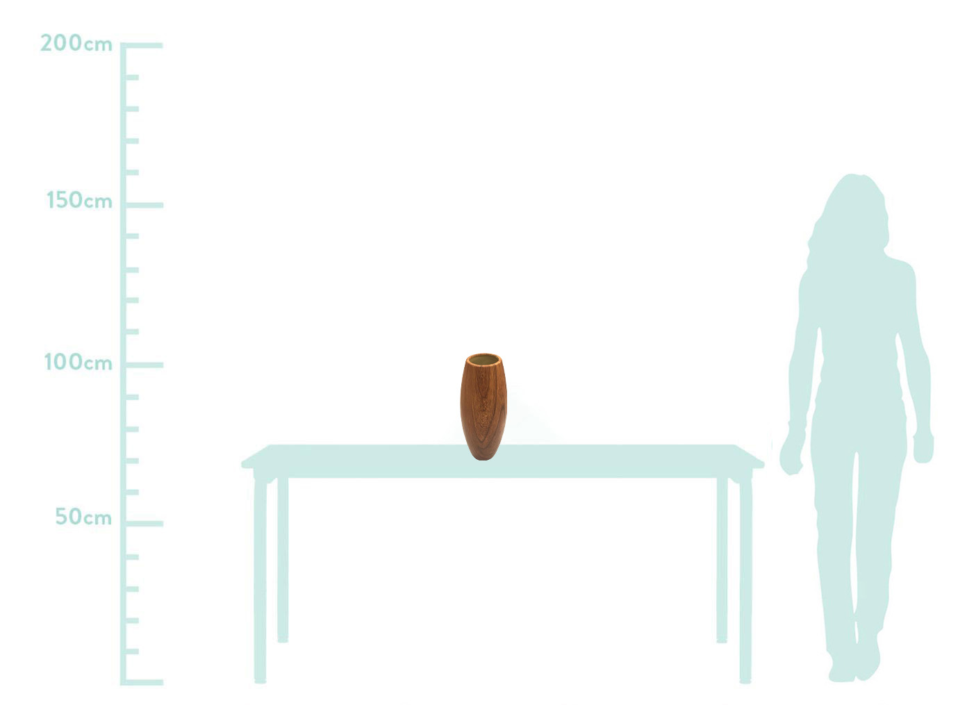 Vaso Bariri - Marrom image number 1