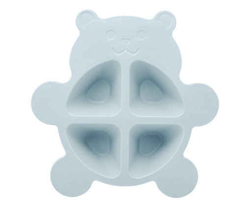 Jogo de Prato e Talheres Infantil Bear Azul image number 4