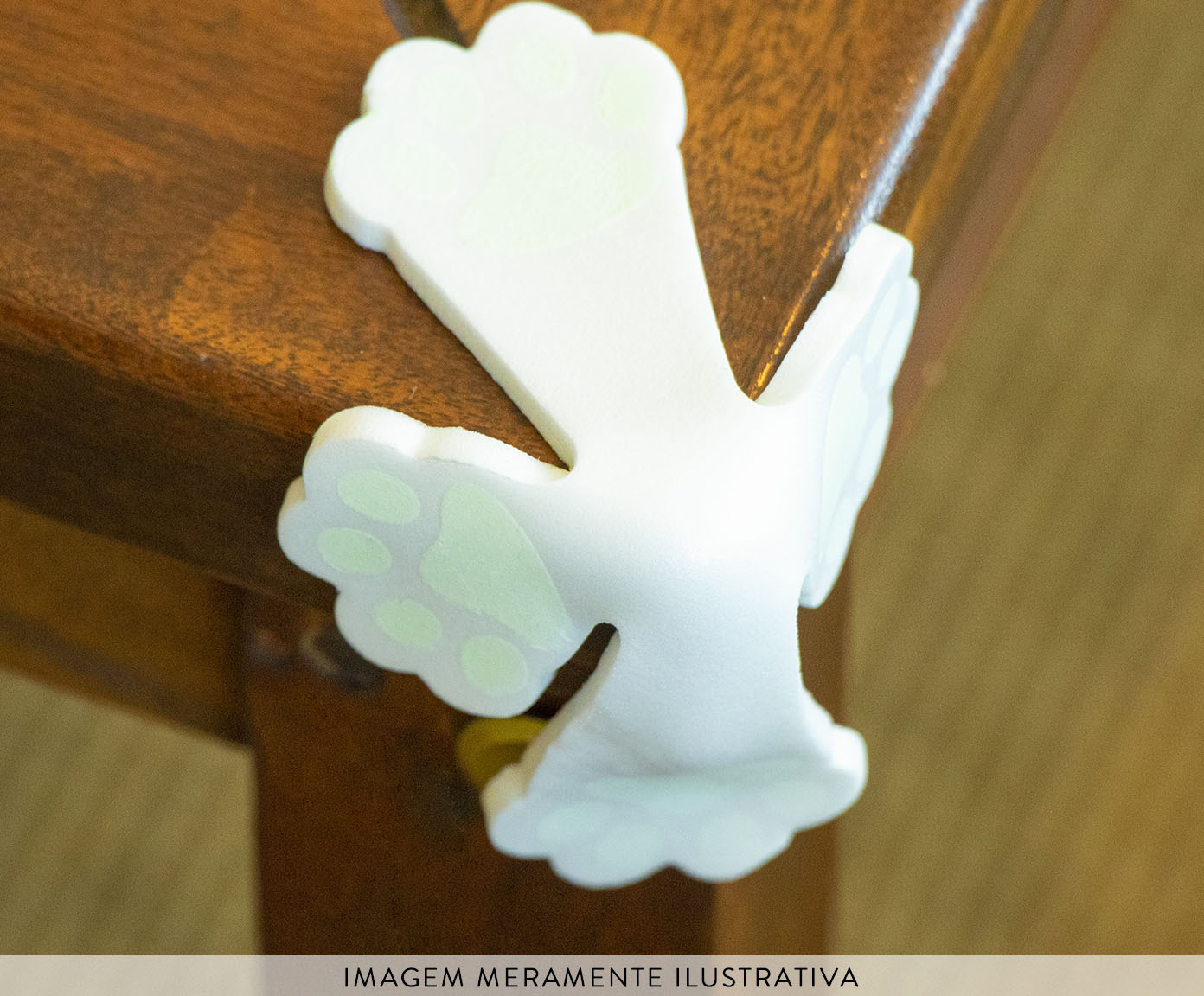 Jogo de Protetores de Quinas Ajust&aacute;vel Joy Branco image number 3