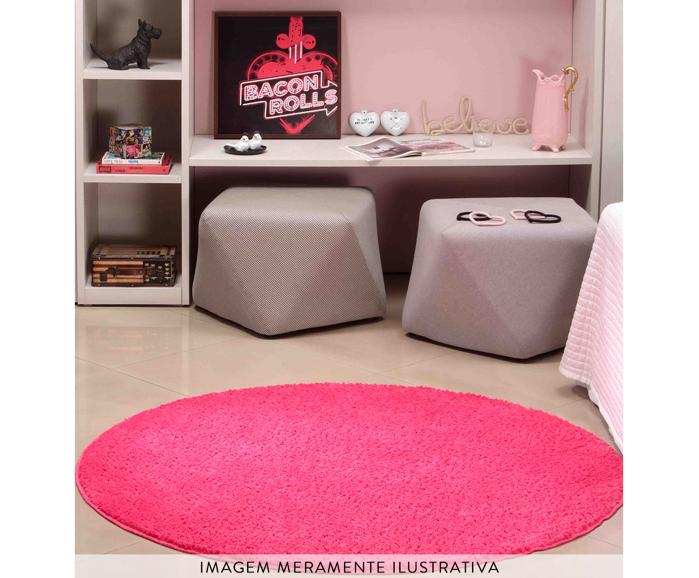 Tapete Shaggy Smooth Pink image number 3