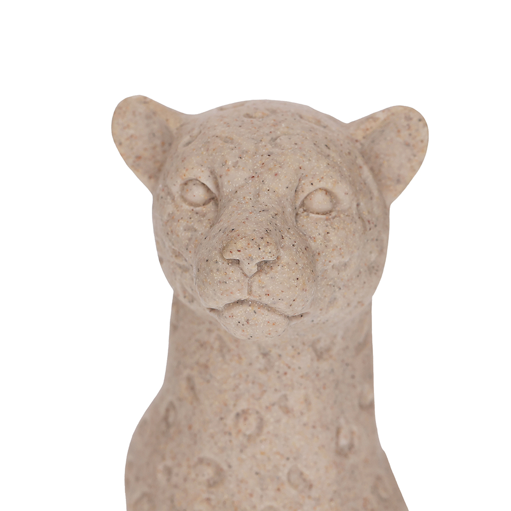 Escultura Leopardo Ghori Bege image number 2