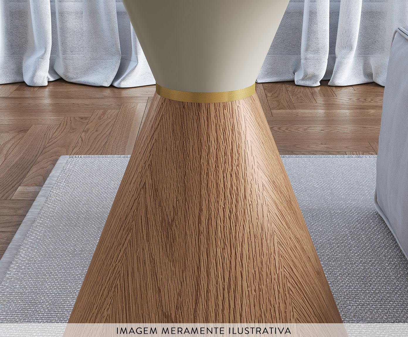 Mesa Lateral Toscana Carvalho - image 1