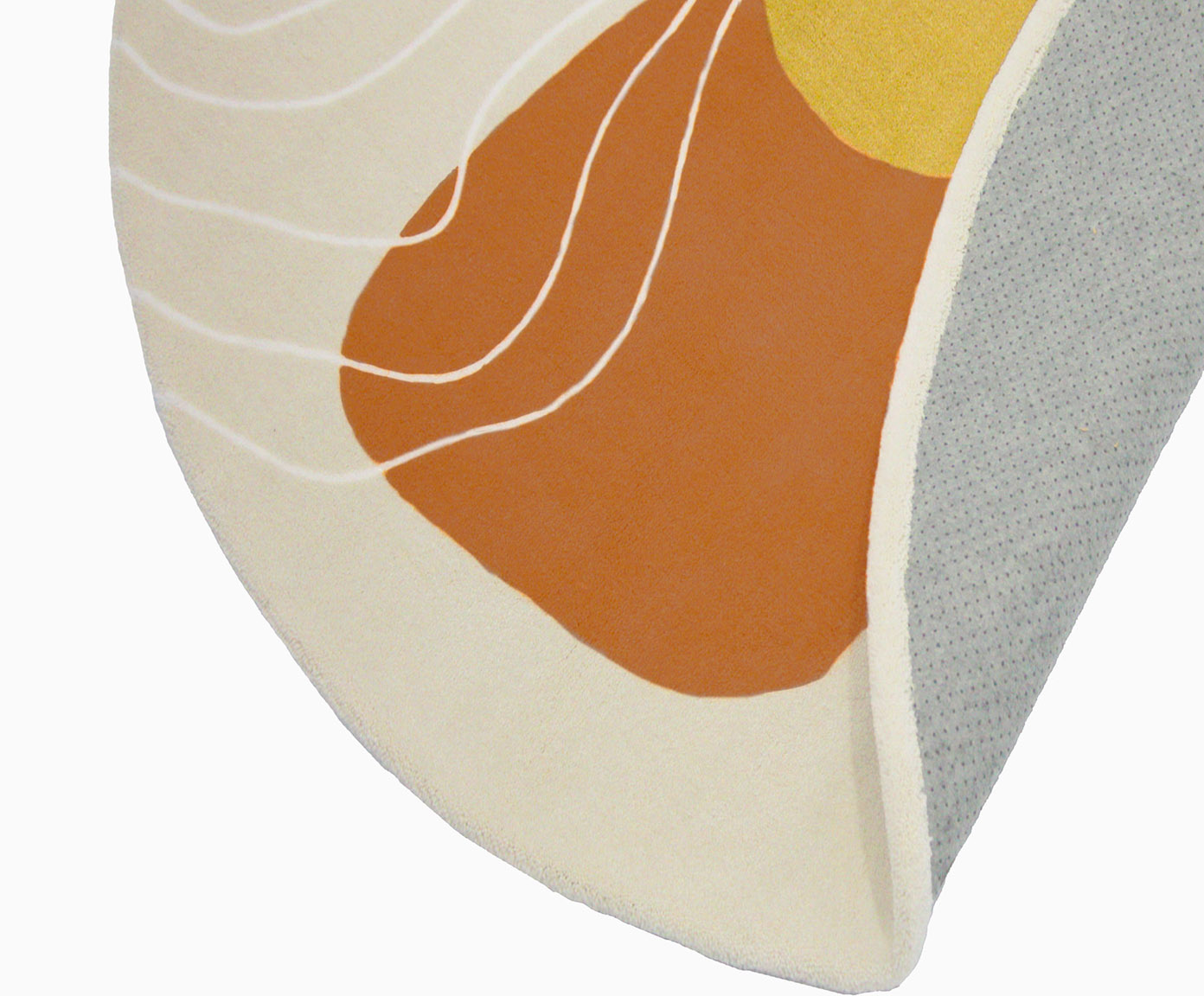 Tapete Infantil Redondo Kamet Abstrato image number 1