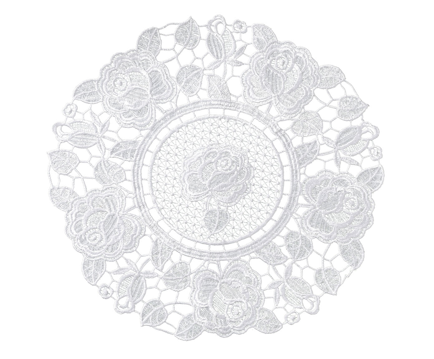 Toalha de Bandeja Floral Branco image number 0