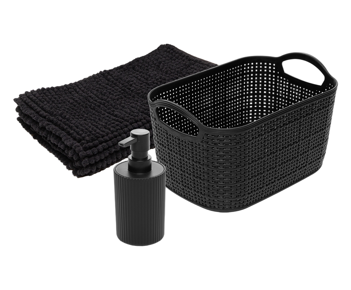 Jogo para Banheiro Comfort Preto - image 1