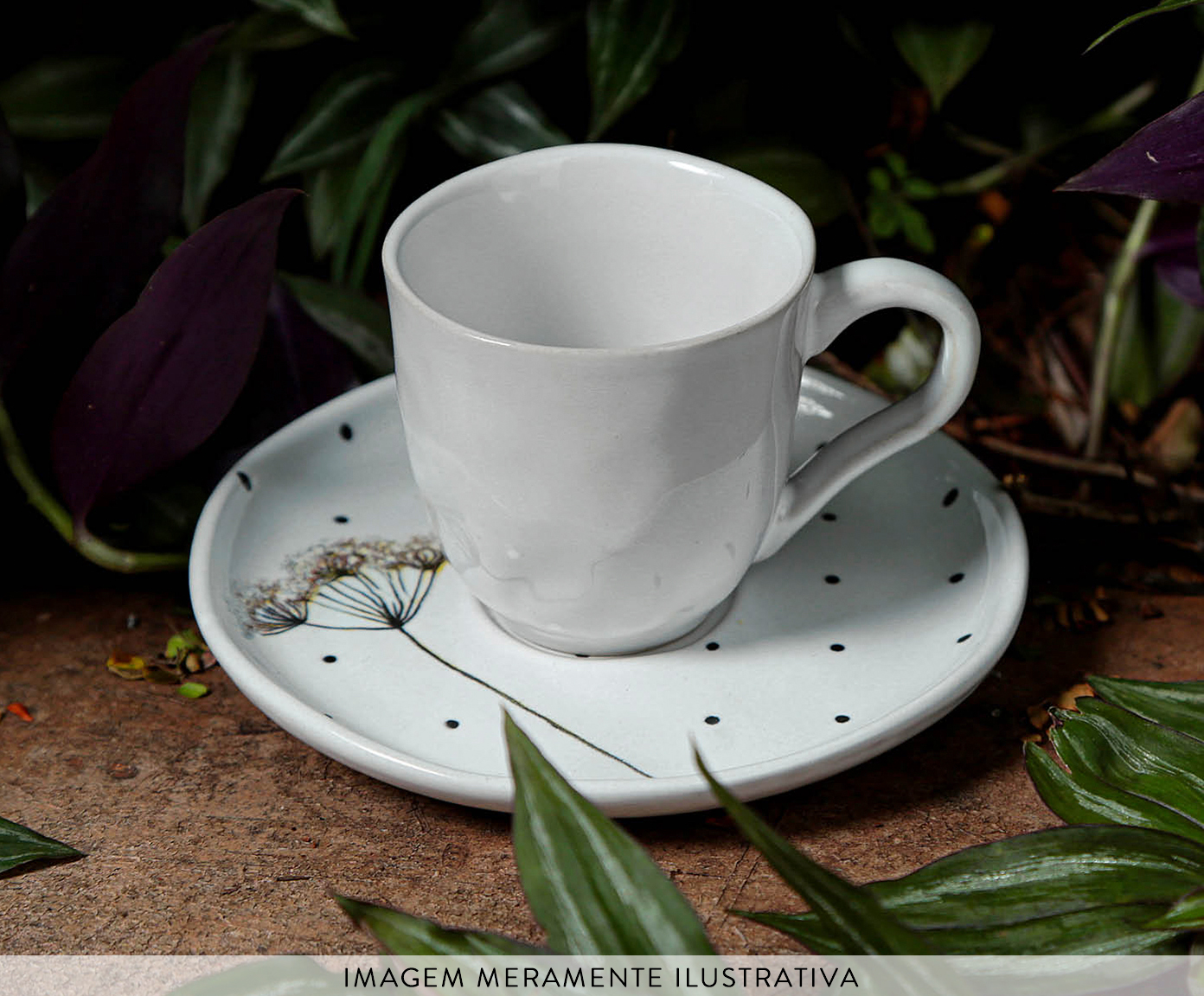 Jogo de X&iacute;caras para Caf&eacute; Bio Floralis - image 1