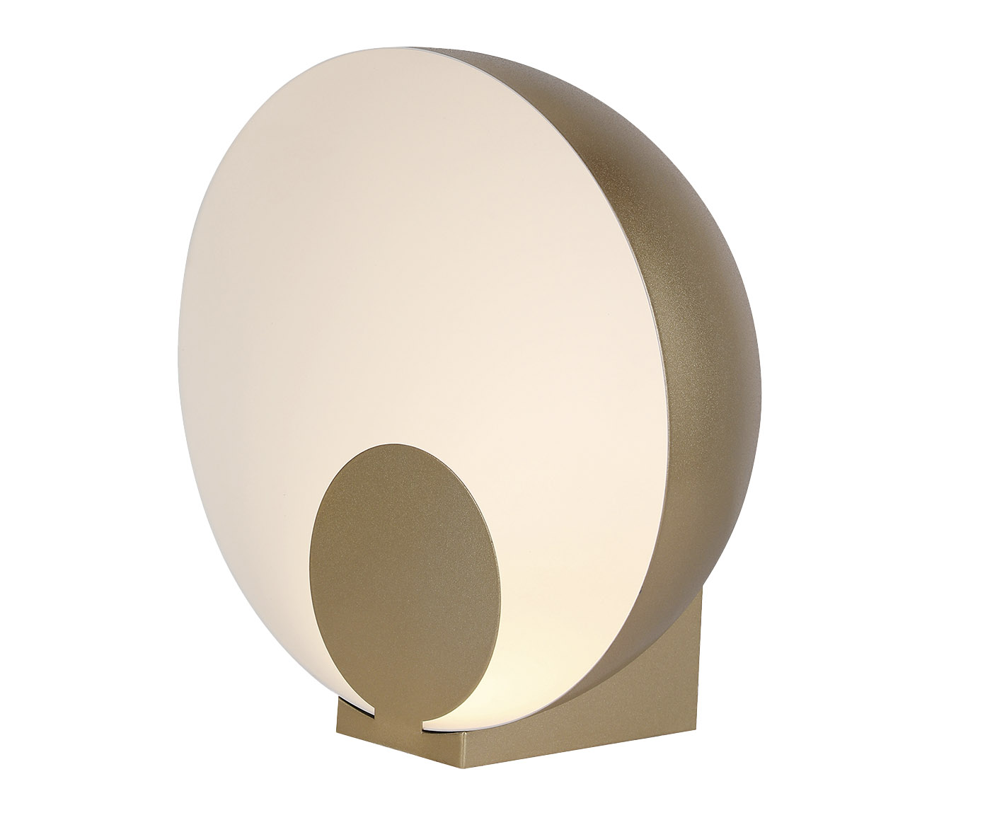 Abajur Gong Dourado Bivolt image number 0