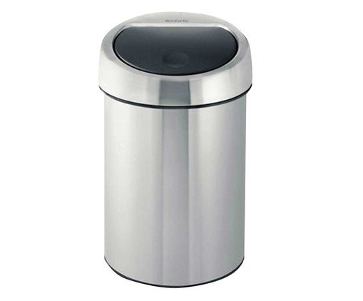 Lixeira em Inox Touch Bin Cromada - image 0