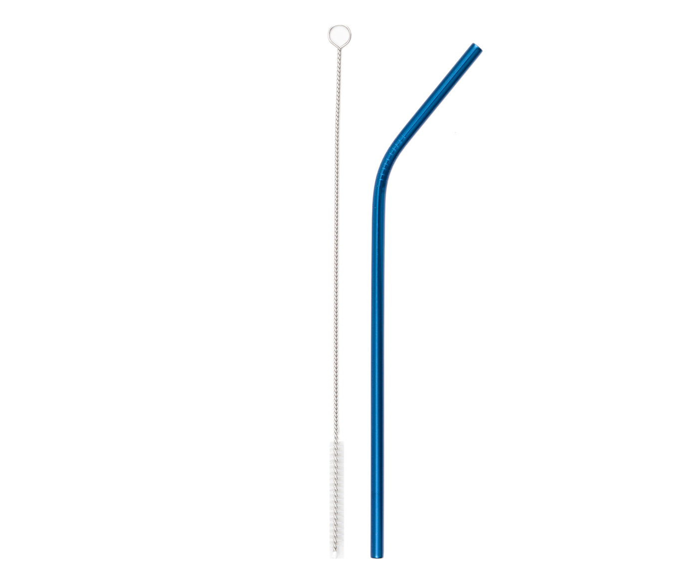 Jogo de Canudo com Limpador - Azul image number 0