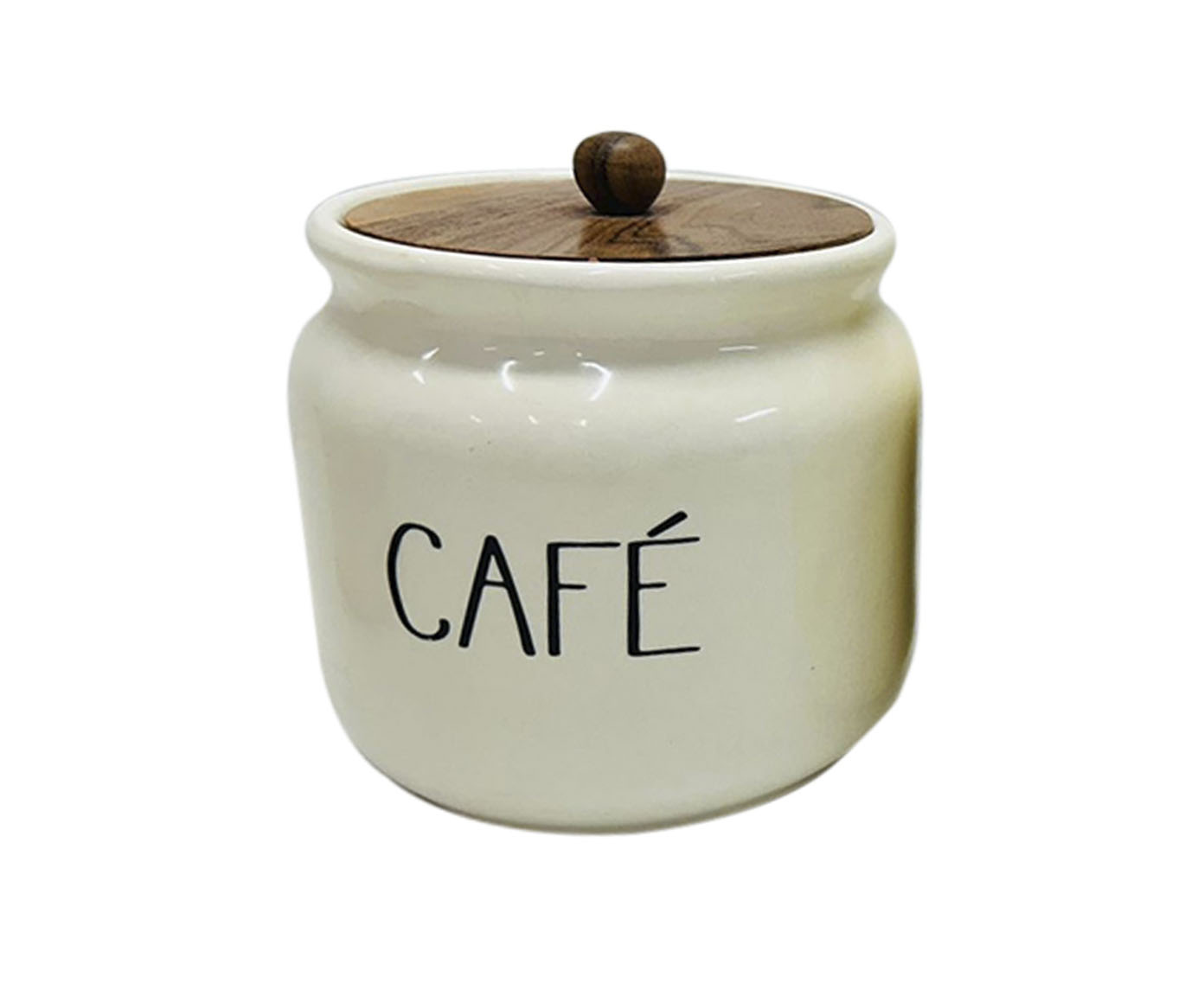 Pote para Caf&eacute; em Cer&acirc;mica Maldovar - Creme image number 0