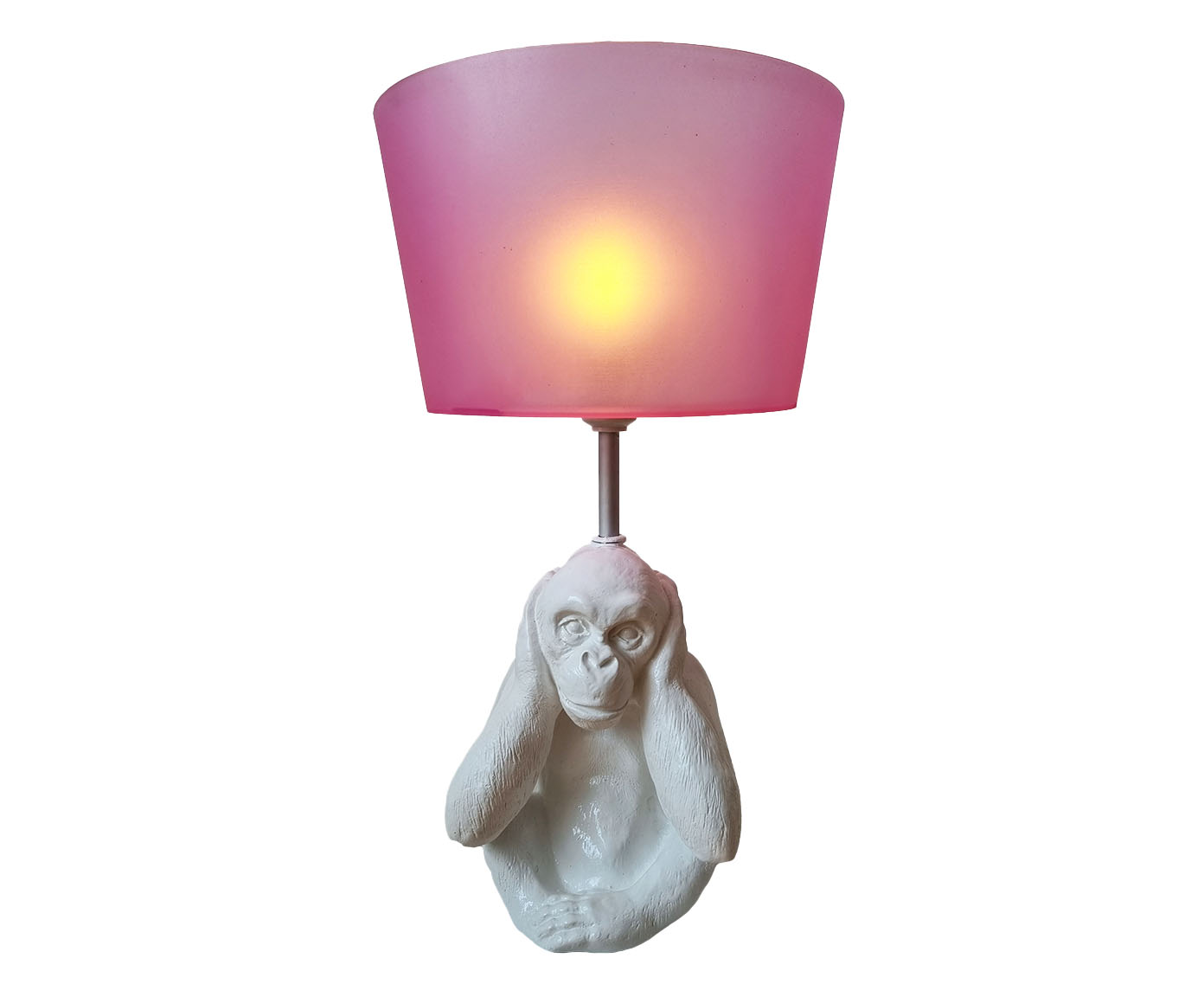 C&uacute;pula Pantalha Polim&eacute;rica Rosa - image 0
