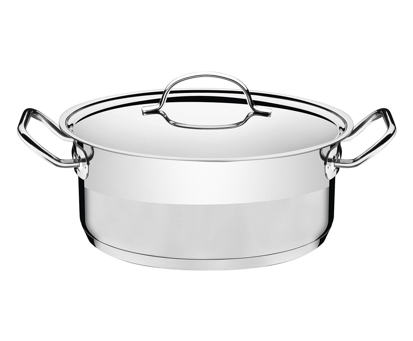 Ca&ccedil;arola Rasa em Inox Profissional - image 0