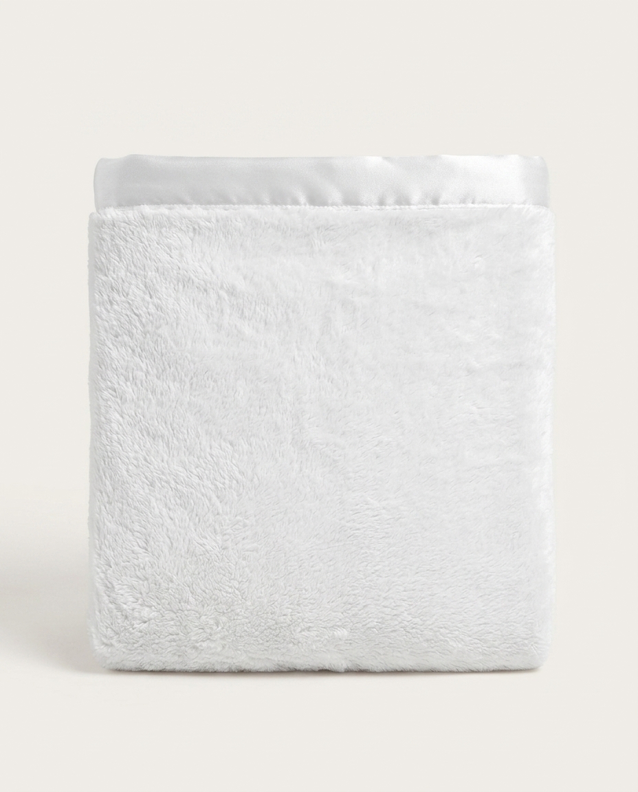 Cobertor Raschel Branco 480G/M&sup2; image number 2