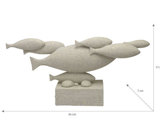 Escultura Family Peixes image number 1