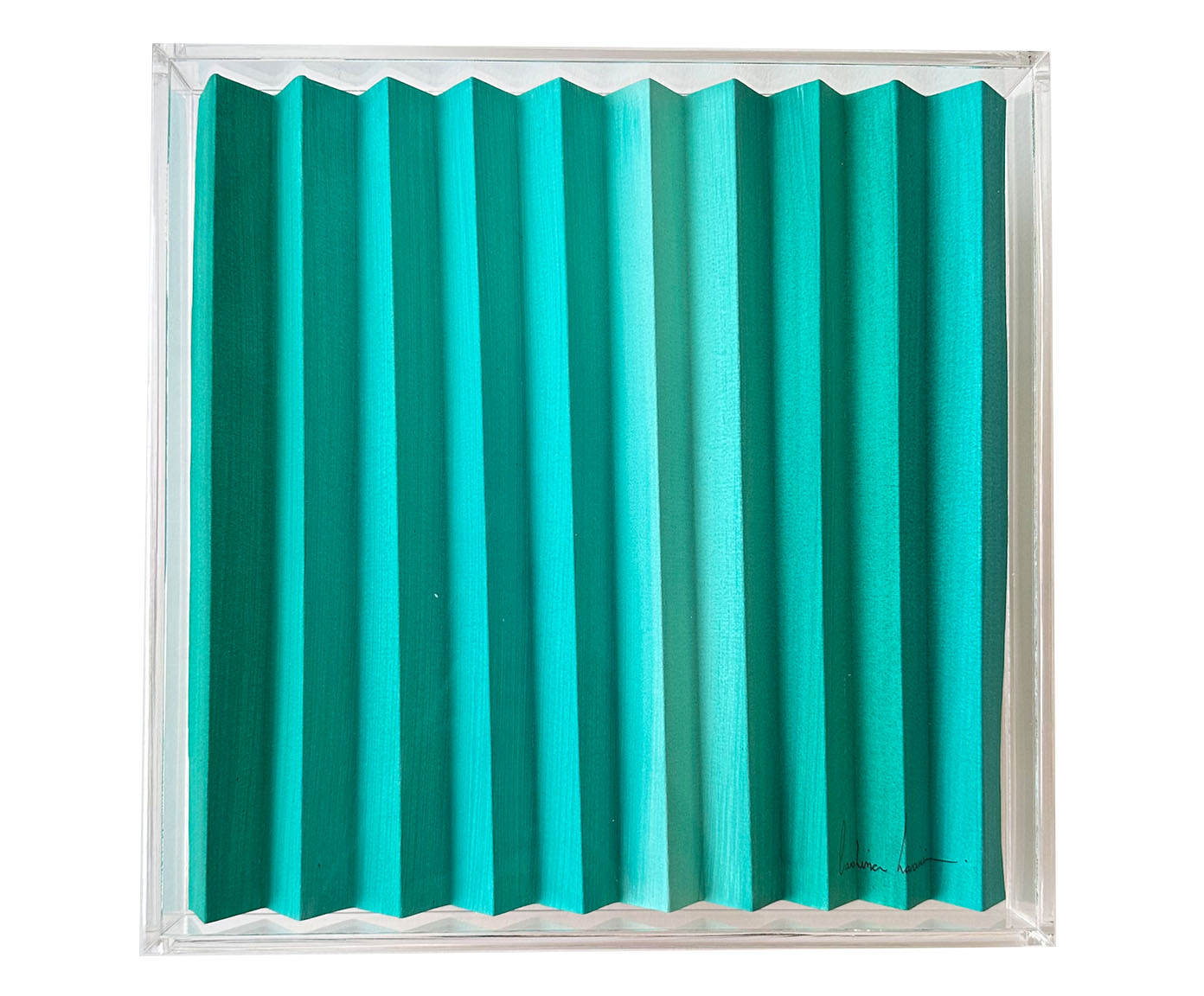 Quadro Degrad&ecirc; Turquesa - image 1