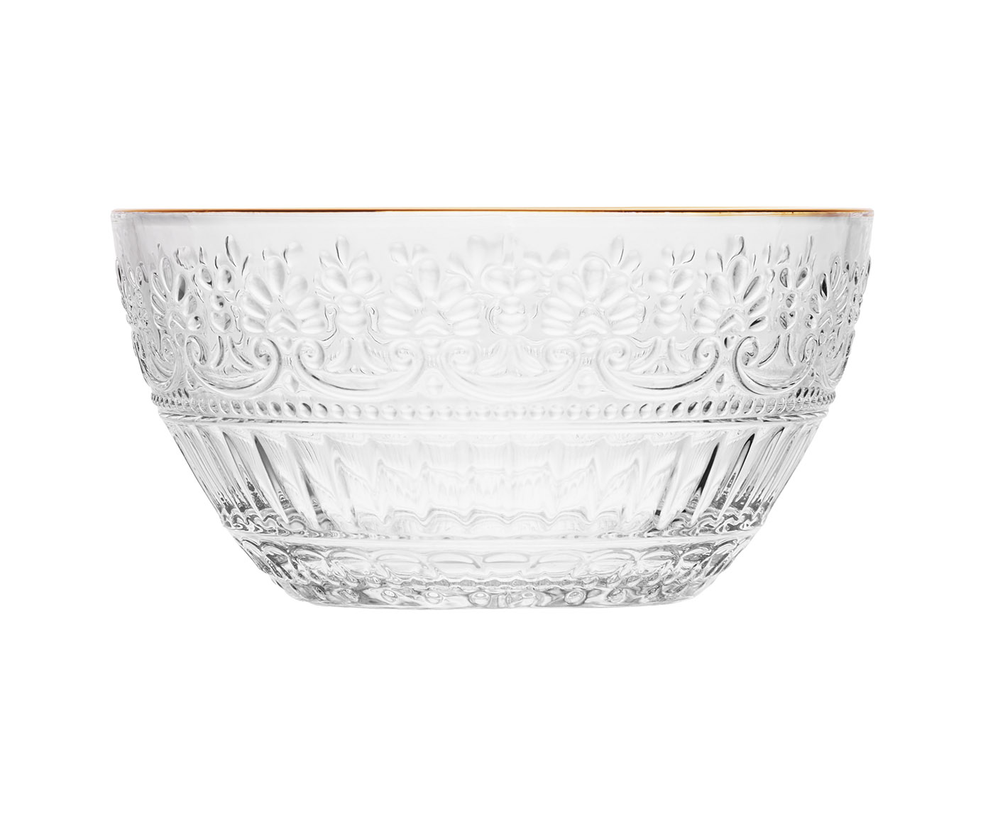 Jogo de Bowls com Fio Dourado Mauve - image 1