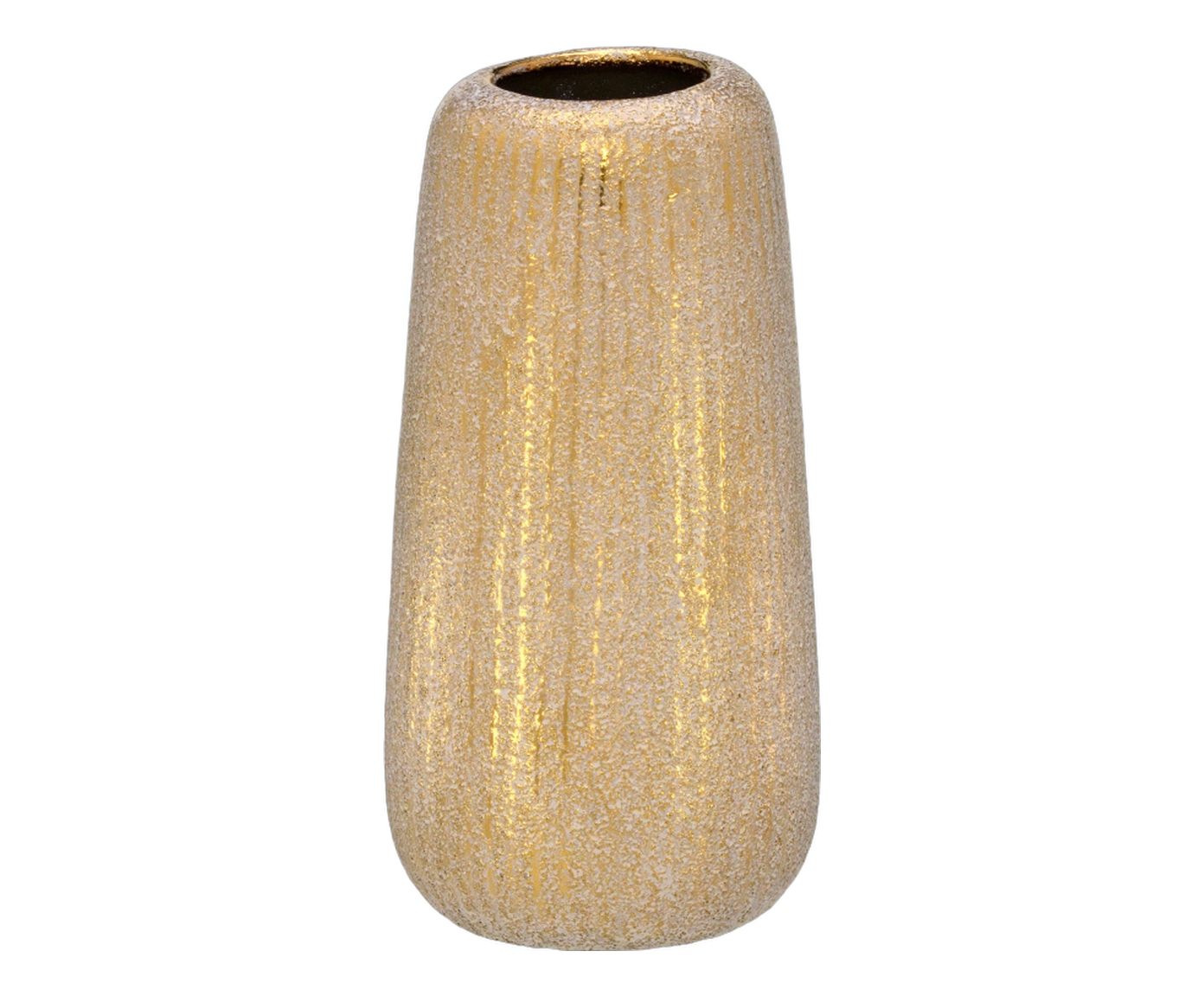 Vaso Decorativo Malen Cinza e dourado - image 0