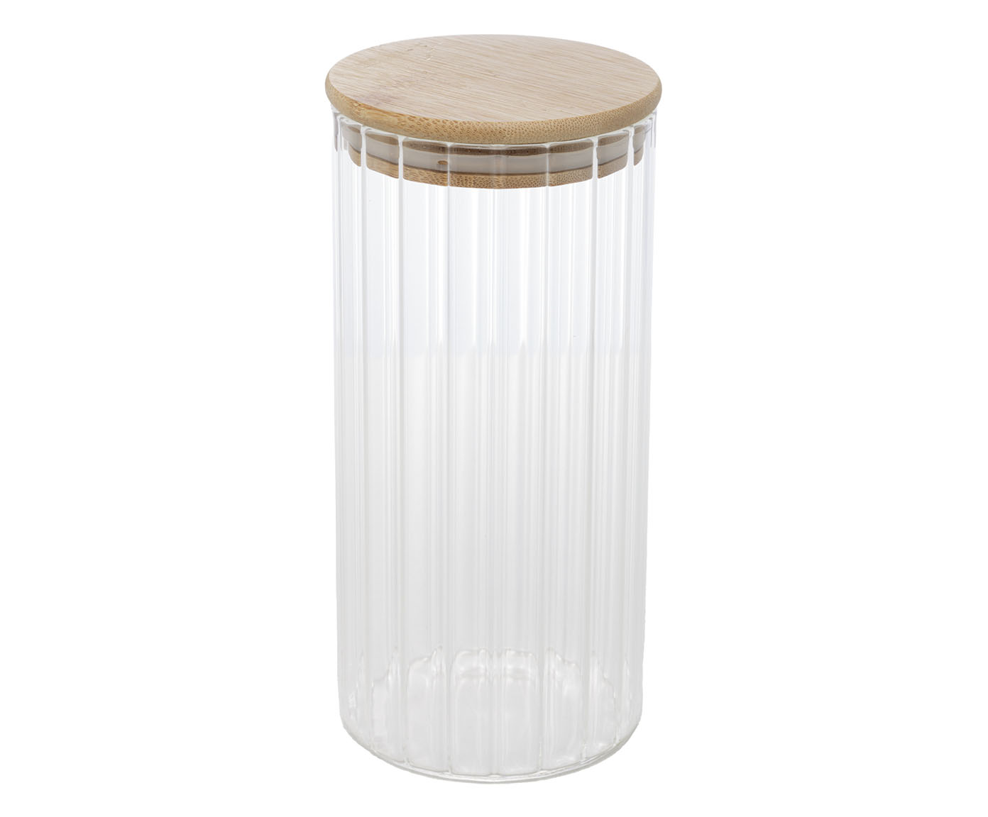Porta-Mantimento com Tampa de Bambu - image 0