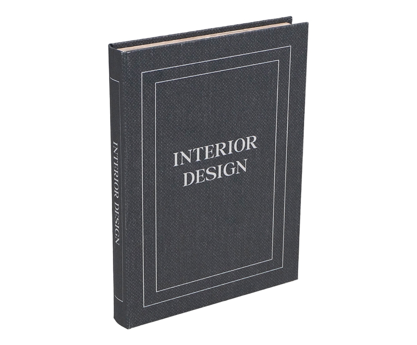 Caixa Decorativa Livro Interior Design Branco e Marrom image number 0