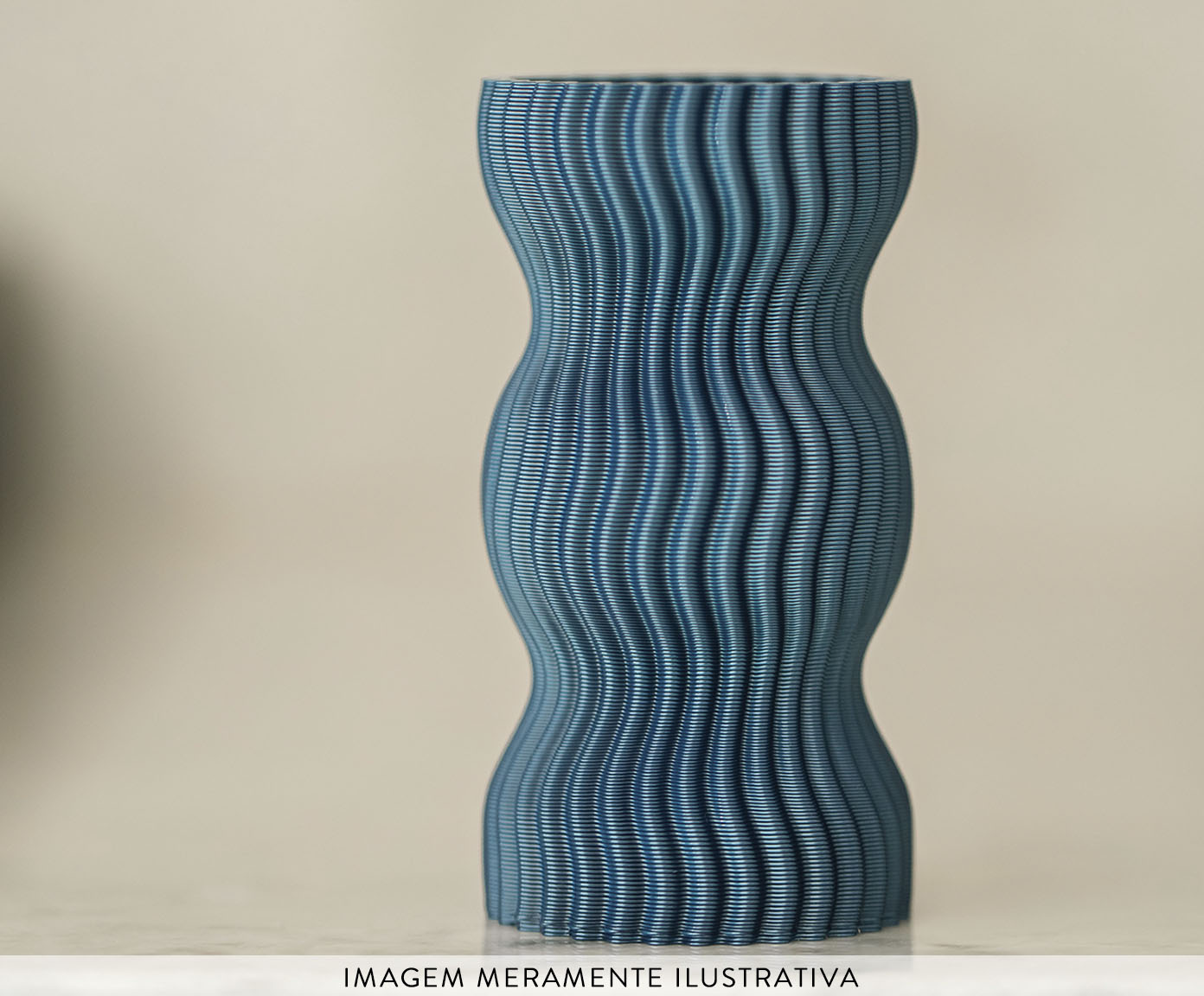 Mini Vaso Onda 3 Azul image number 7