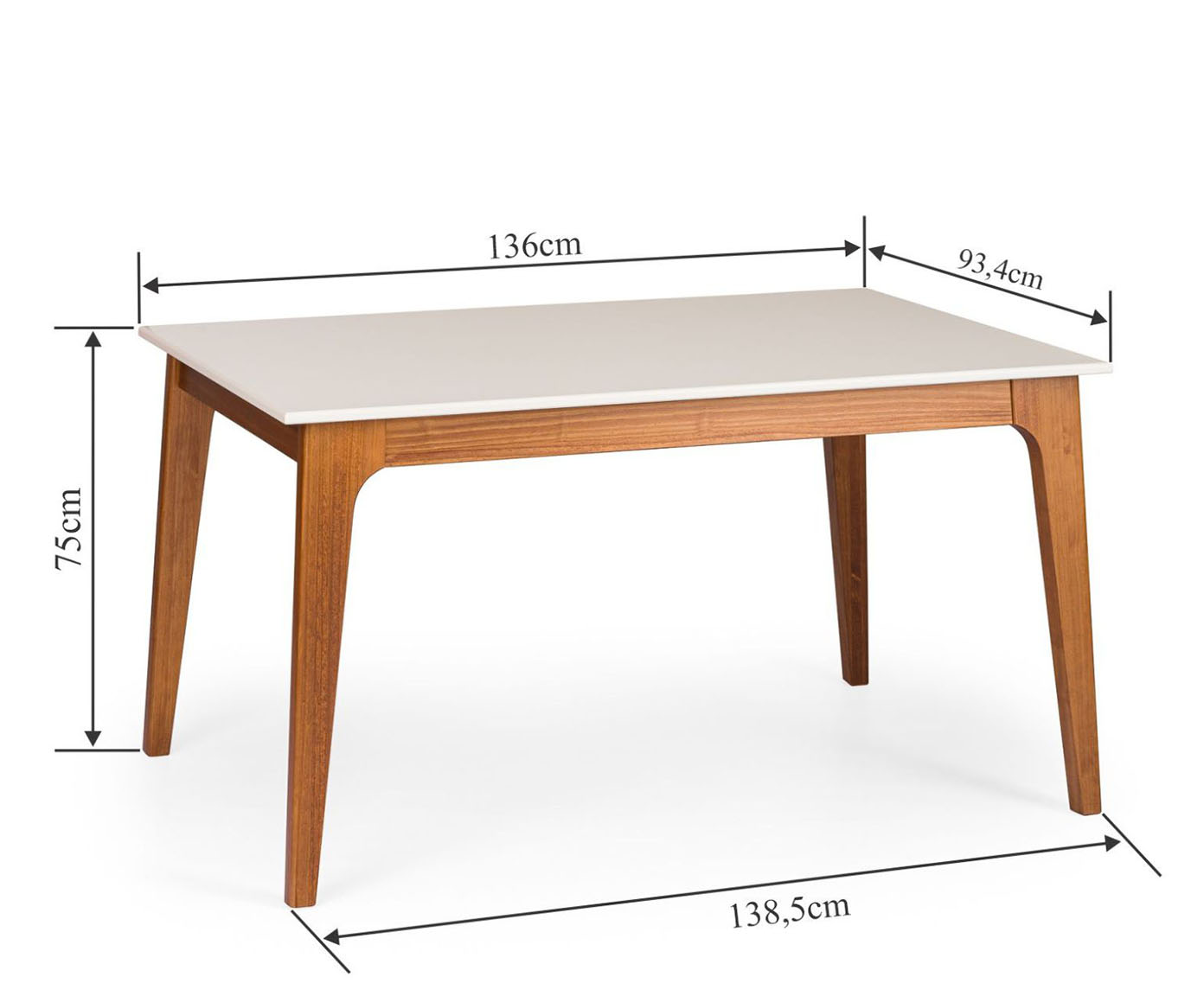 Mesa de Jantar Off White - image 1