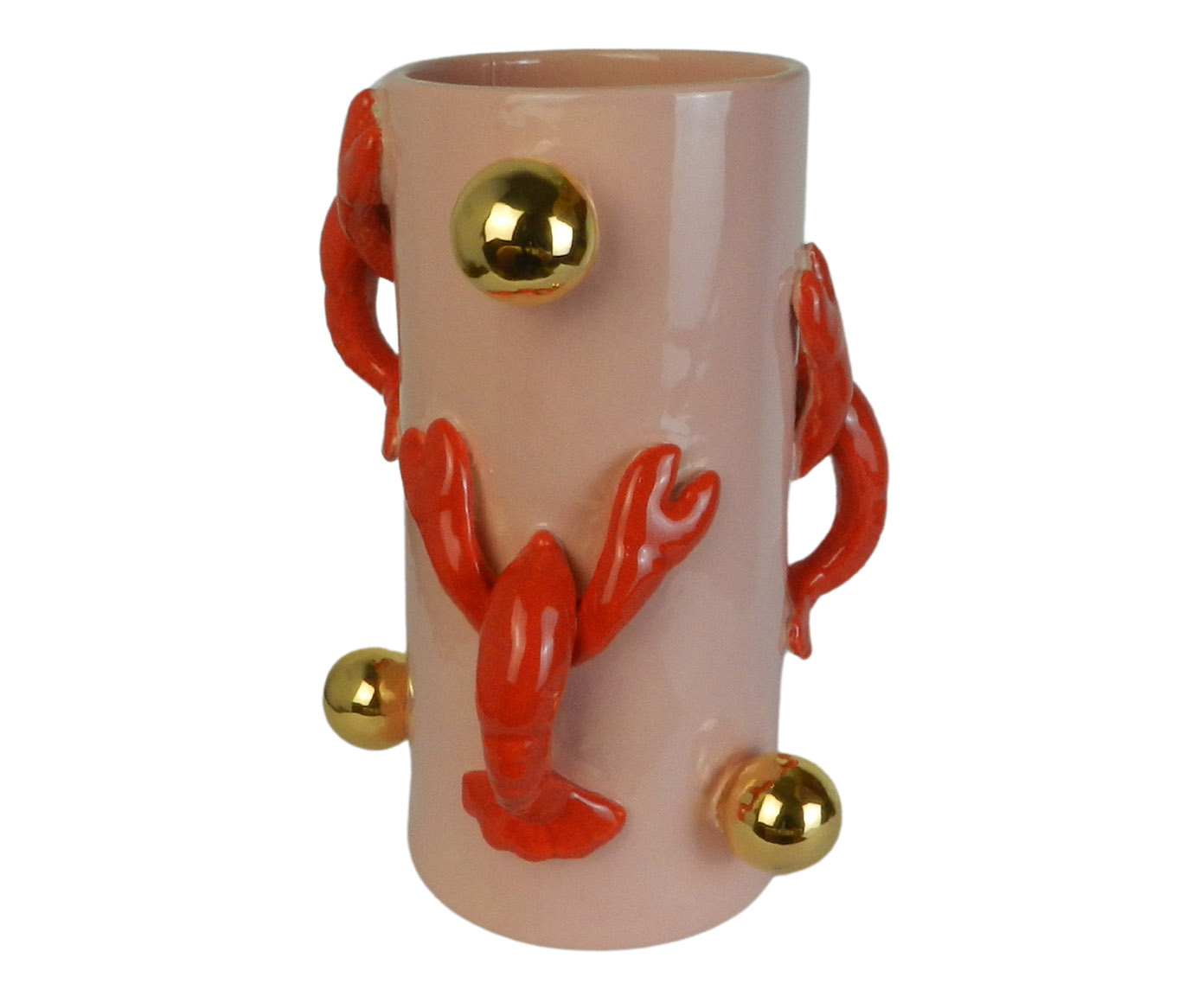 Vaso Sphere Lobster Gold Rosa image number 0