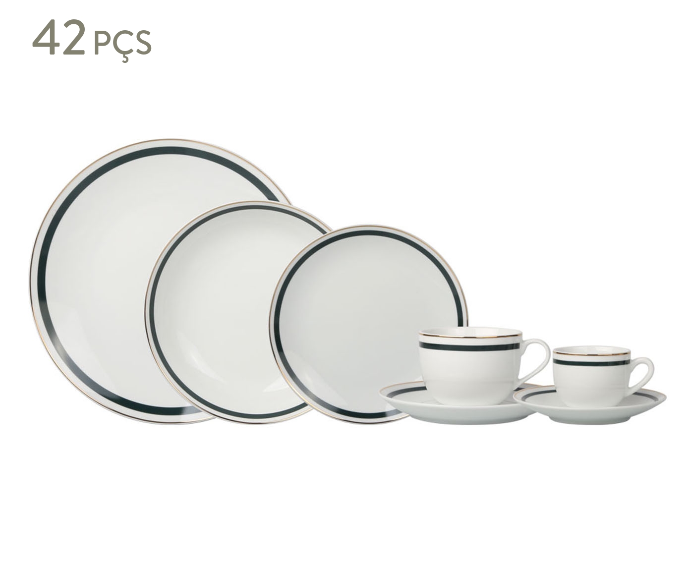 Aparelho de Jantar Gold Rim image number 0