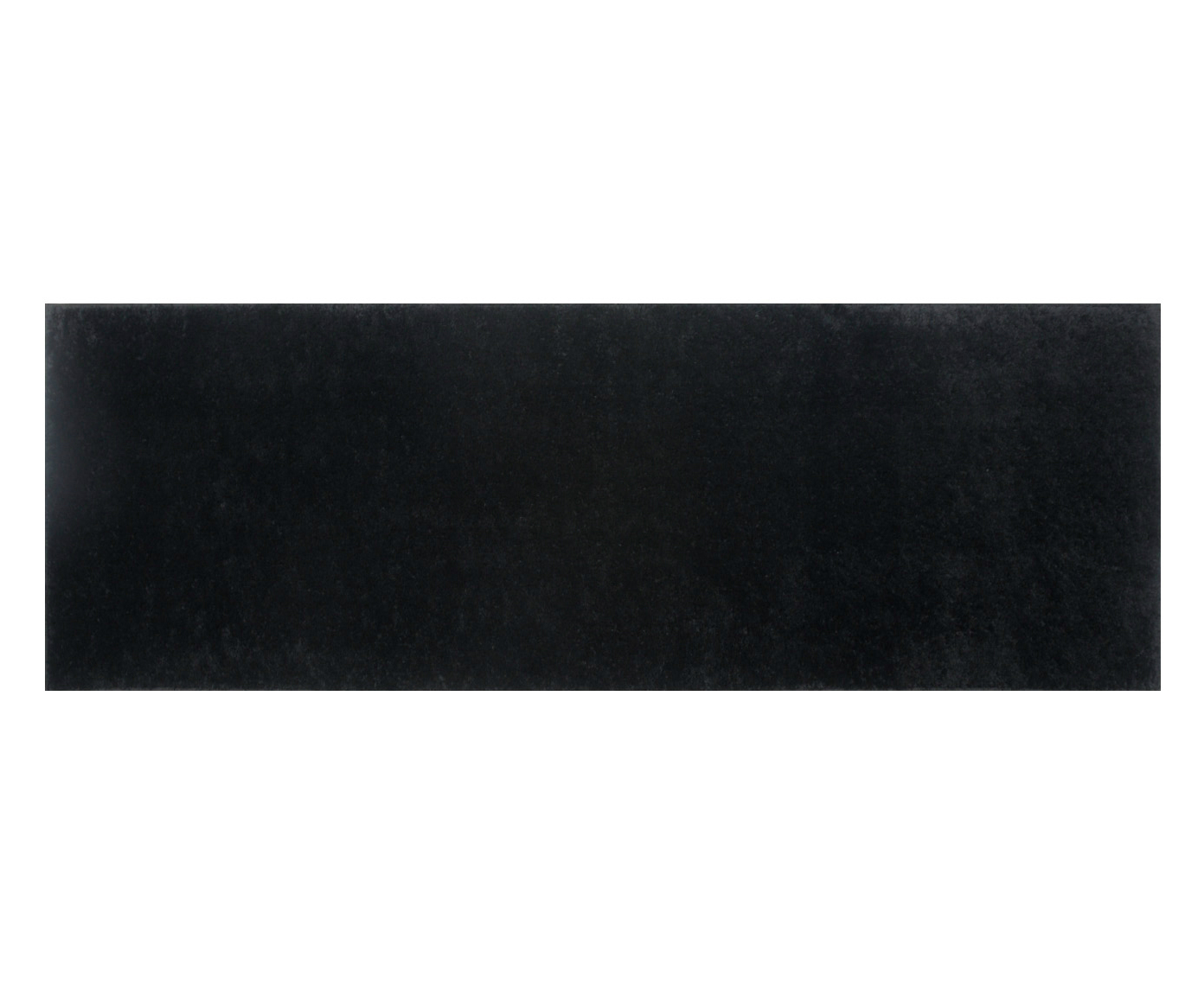 Passadeira Shaggy Smooth Preto image number 0