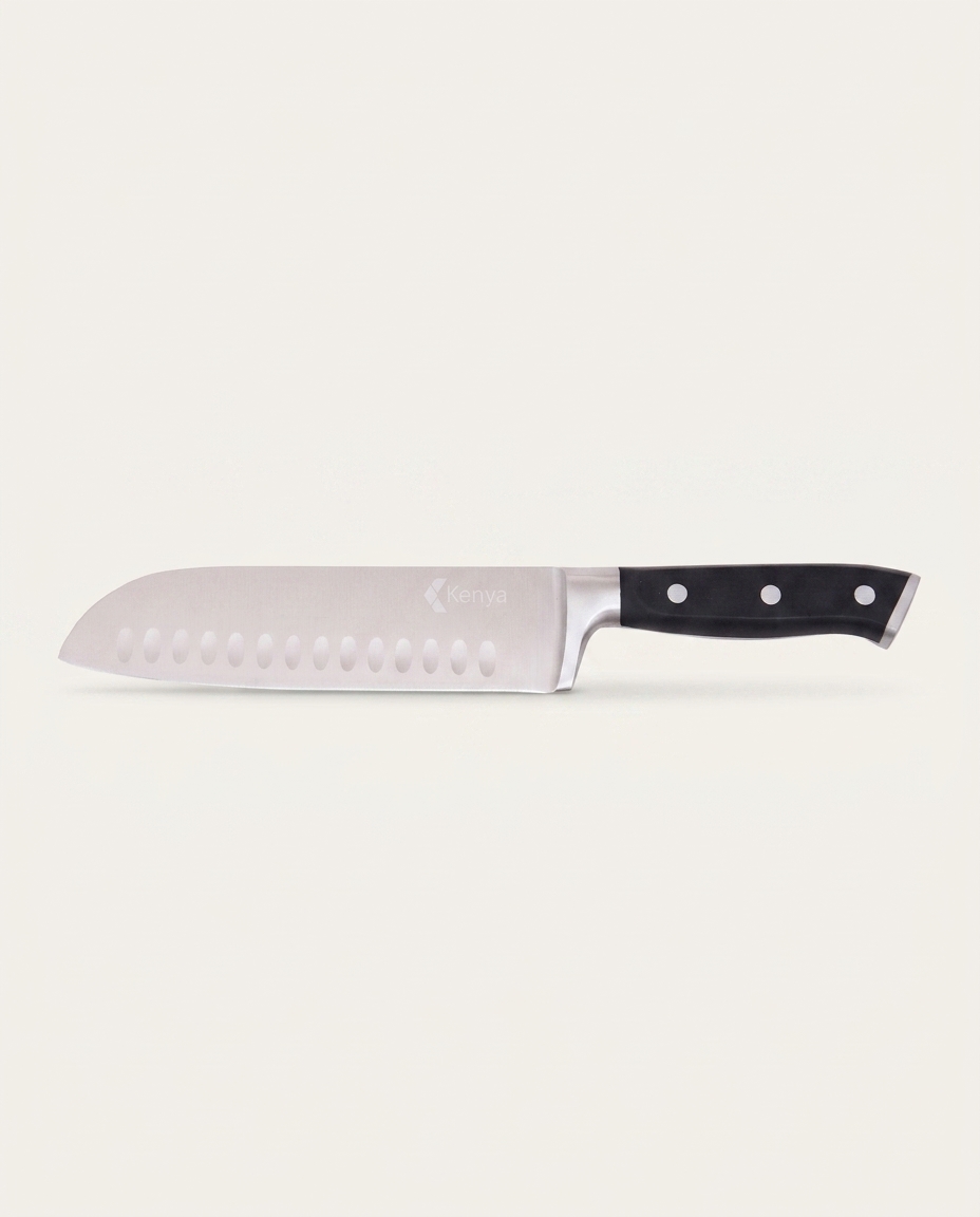 Faca Santoku em Inox Jessy - Preta - image 0