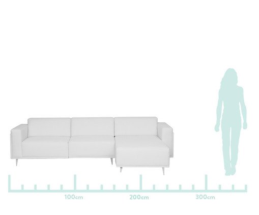 Sof&aacute; Modular com Chaise Antonio image number 1