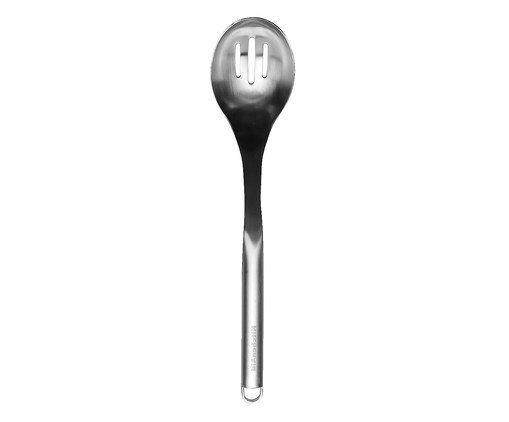 Esp&aacute;tula Premium Slotted Spoon Brushed - image 0