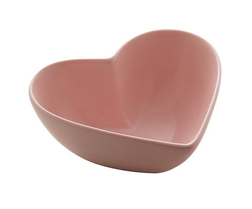 Pote Decorativo em Cora&ccedil;&atilde;o Heart Rosa image number 1