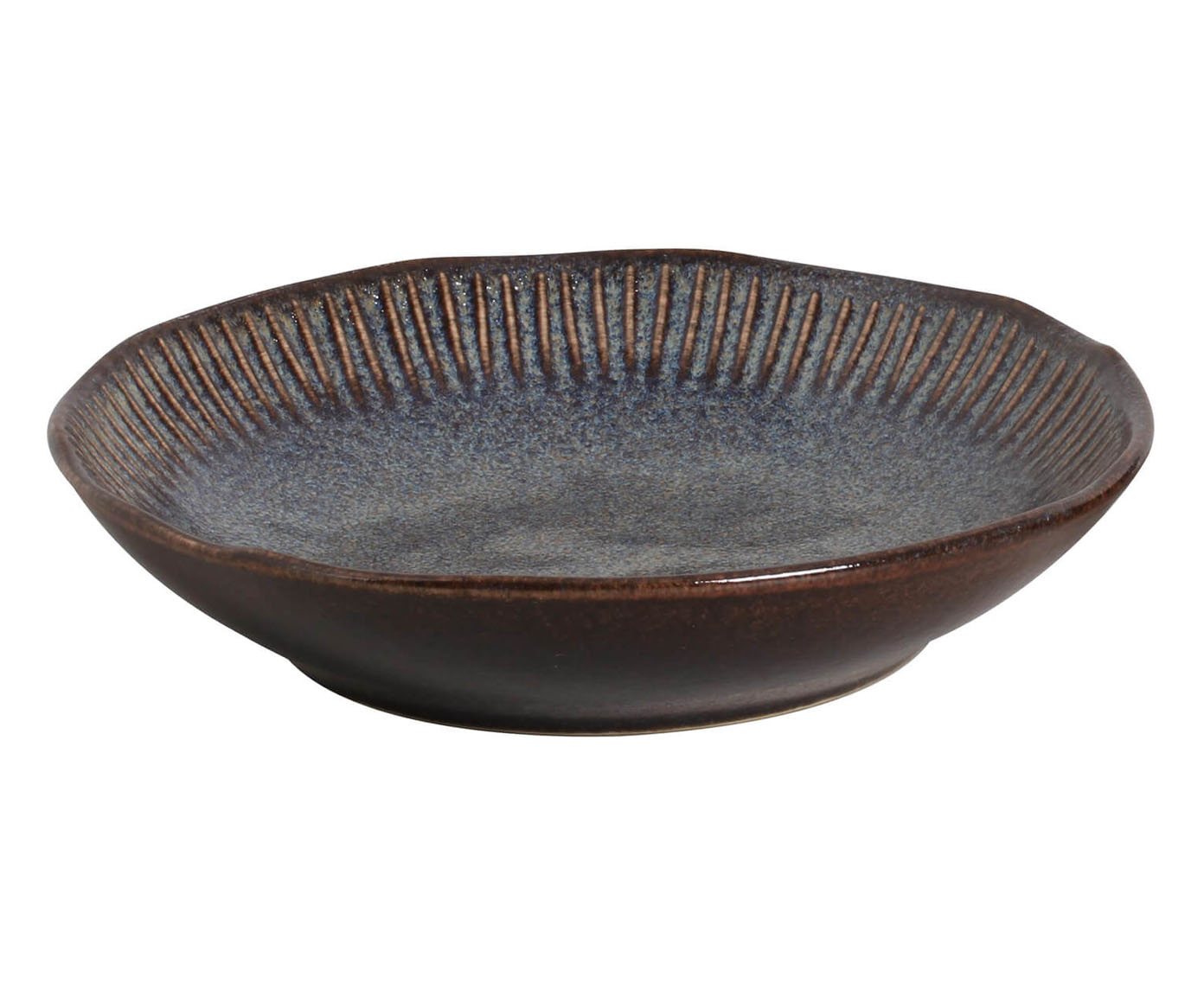 Jogo de Pratos Fundo Linhas Titanium Azul Escuro - image 1