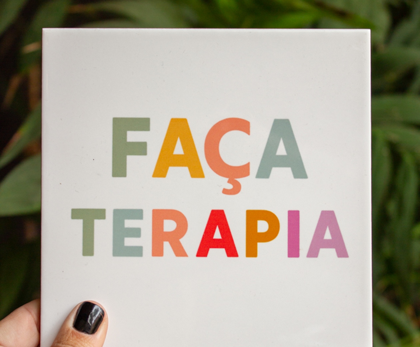 Azulejo Decorativo "Fa&ccedil;a Terapia" image number 3