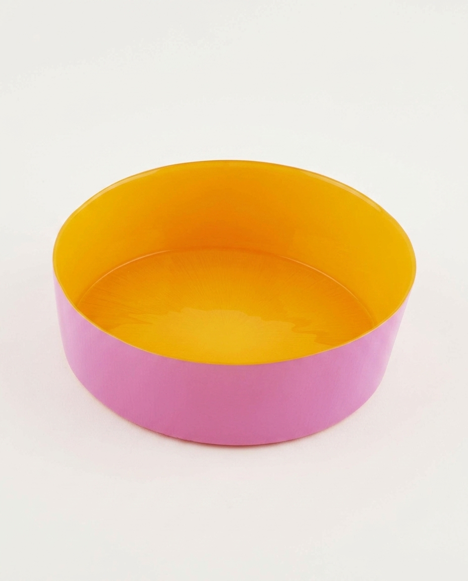 Centro de Mesa Milky Amarela e Rosa - image 0