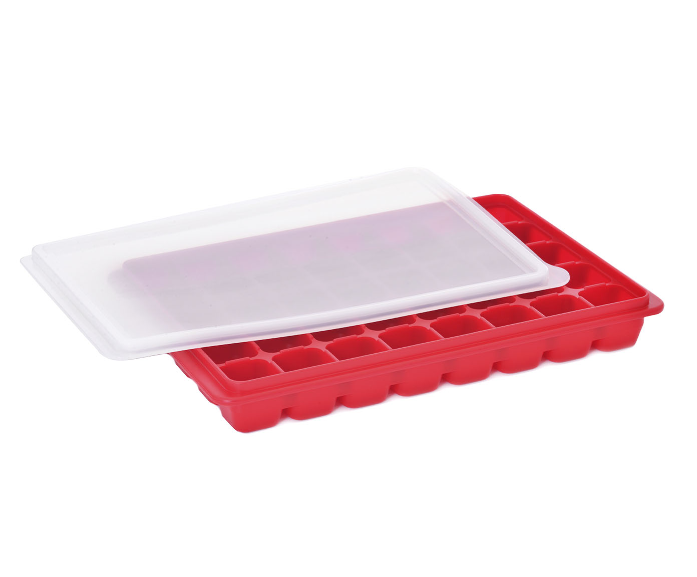 Forma de Gelo Esf&eacute;rica com Tampa Vermelho image number 1
