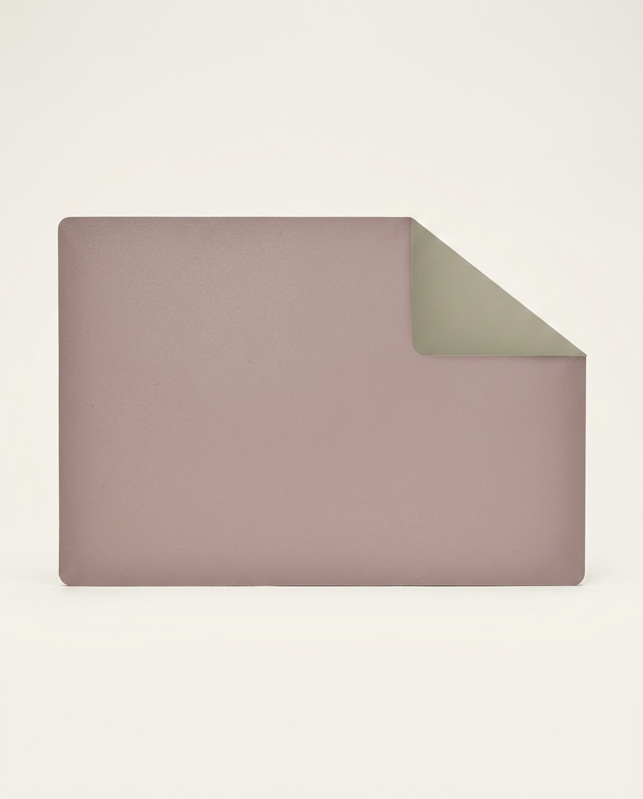 Lugar Americano Dupla Face Rosa e Verde - image 0
