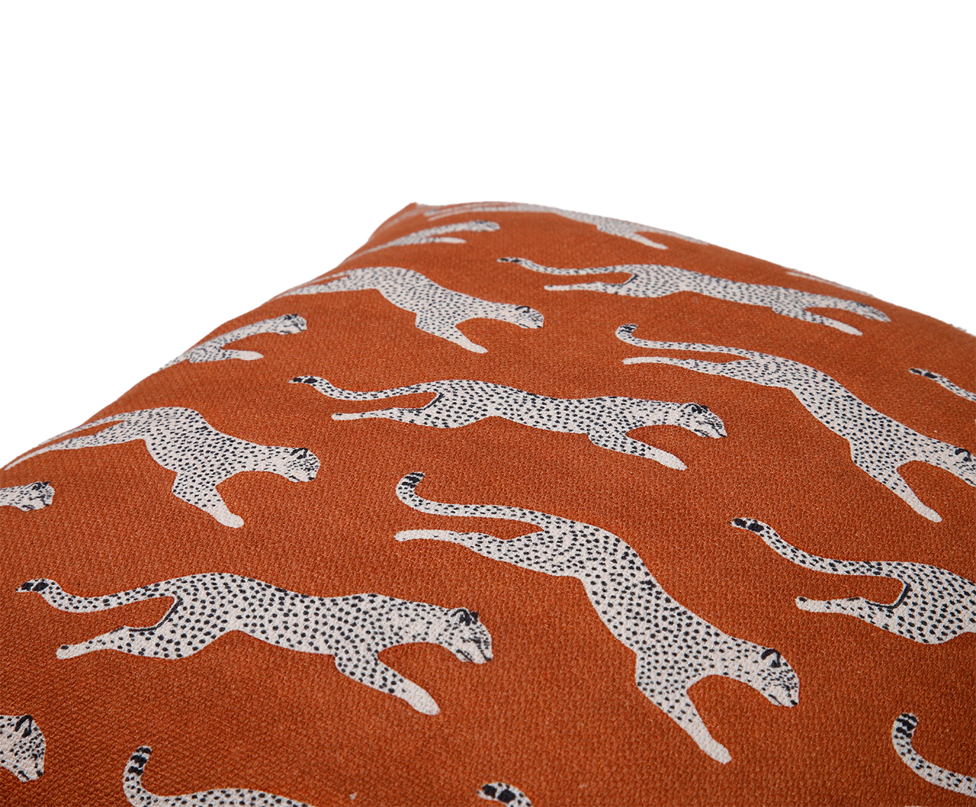 Capa de Almofada Estampada com Cordon&ecirc; Safari Terracota image number 3
