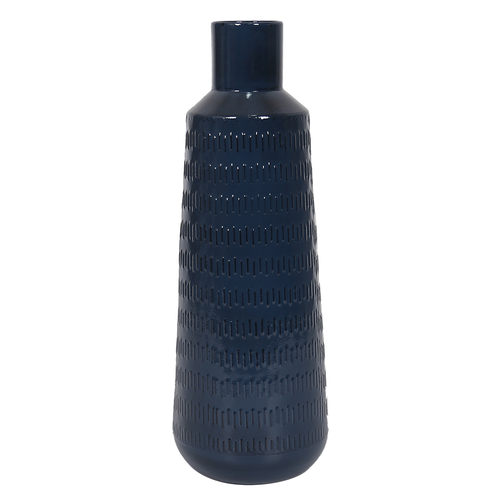 Vaso em Metal Moniche Grande Azul Escuro - image 0