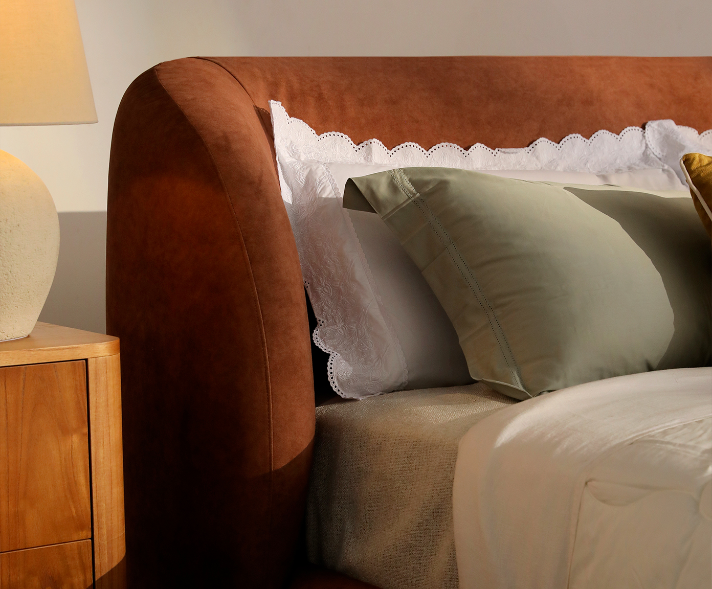 Cama Lumie Boucl&eacute; Atoalhado Terracota image number 14