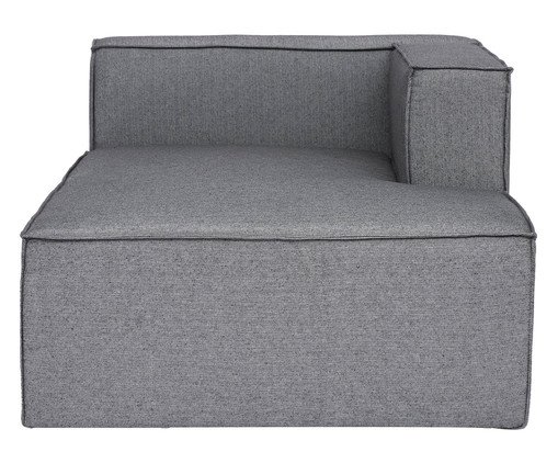 Sof&aacute; M&oacute;dulo Chaise Mensa Cinza Escuro image number 0