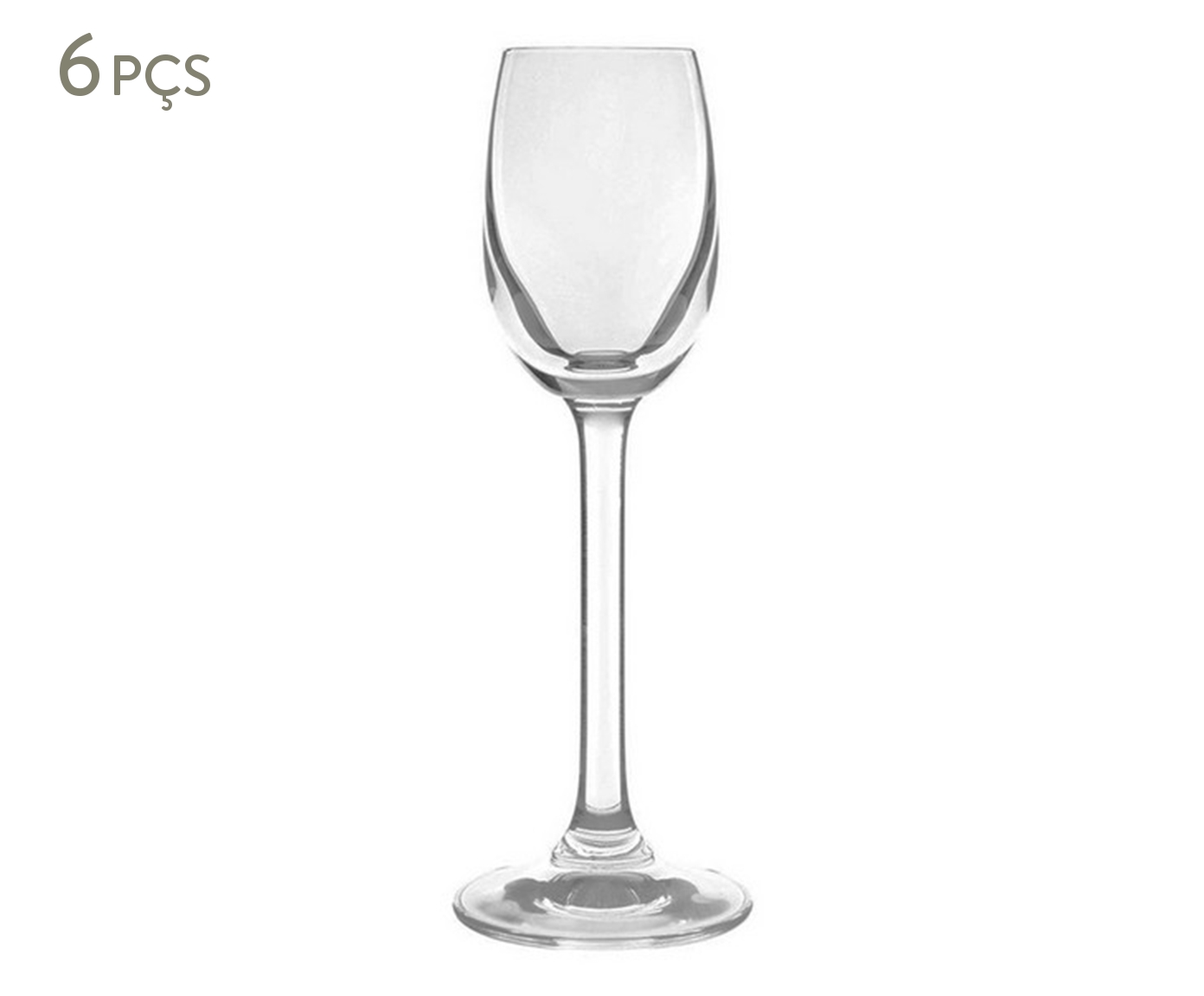 Jogo de Ta&ccedil;as em Cristal Ecol&oacute;gico para Licor Gastro - image 0
