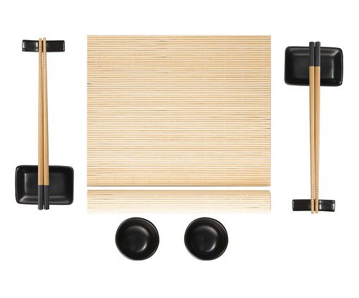 Jogo para Sushi de Bambu Okinawa image number 0