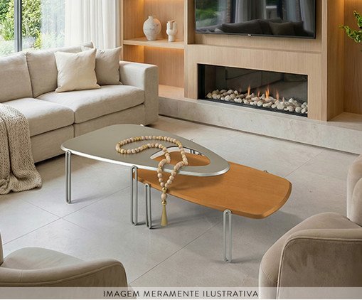Conjunto Mesa De Centro Liz Tampo Laka image number 2