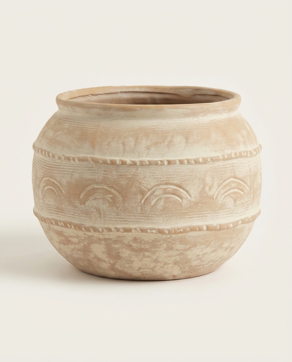Vaso Decorativo Rustic Terracota M&eacute;dio - image 1